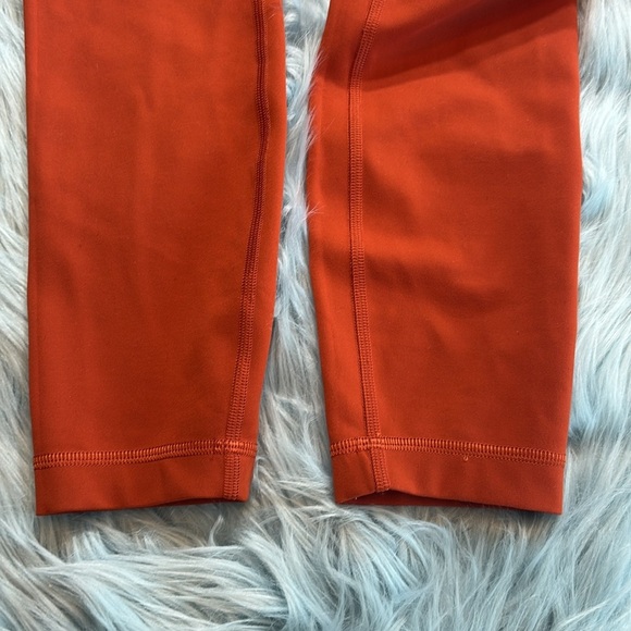 Lululemon Wunder Train Everlux High Rise Leggings in Aztec Brick sz 6 - Picture 5 of 8